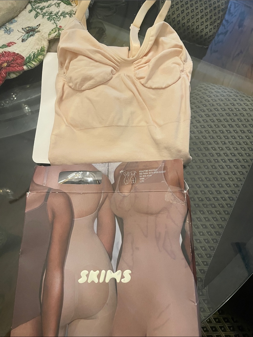 SKIMS Light Beige Sculpting Cami Top